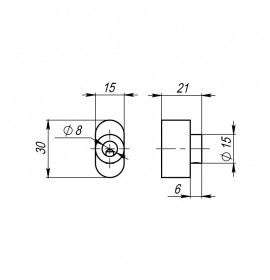 Вертушка на цилиндр B-S-BL-26 черный