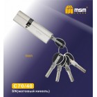Цилиндровый мех. C 70/40мм SN никель