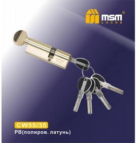 Цилиндровый мех. CW 55/35 к/б 5кл. перф. PB золото