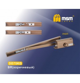 Доводчик DD 075 kg BR скользящая тяга MSM