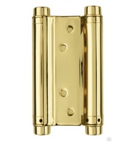 Петля пружинная двусторонняя 125 золото (40) 0627