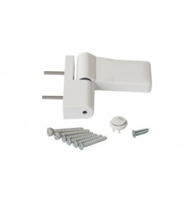 Петля дверная ELEMENTIS серия IQ-Plus, белый RAL9016, 16-19 mm