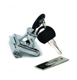 Замок №804 на 1 дв. стекло хром