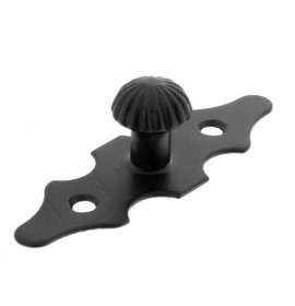 Ручка мебельная 1001-80х30х1.5 черная AMIG 1000-80х30х1.5