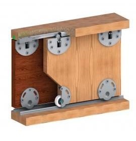 Ролики SKM-30 (на 1 дверь) "Мера" 35