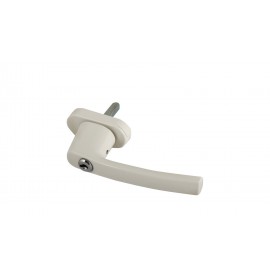 Ручка для пласт. окна с ключом белая