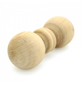 Ручка-кнопка стяжка дерево некраш. банная