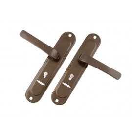 Ручки дверные S-Locked 177-232 BR коричнев.