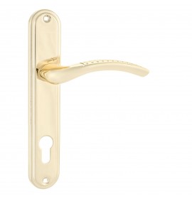 АЛЛЮР 132-1 85мм GP латунь Комплект ручек