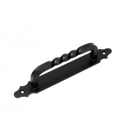 Ручка-скоба (215) (кованная) Ярославль (черная)