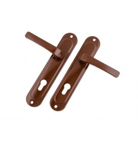 Ручки дверные S-Locked 185-232 BR корич.
