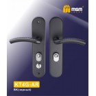 MSM Ручка дверная KT4 R BK черный