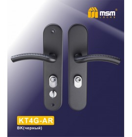 MSM Ручка дверная KT4 R BK черный