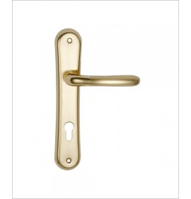 DOMAX Ручка дверная 163 L SB/PB вх/б мат. лат. 00000001624