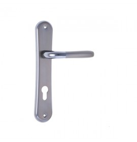 DOMAX Ручка дверная 163 L SN/CP вх/м мат. никель 00000001625