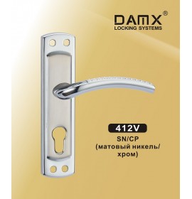 DOMAX Ручка на планке 412V SN/CP