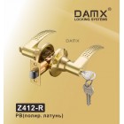 Domax Ручка-защелка Z412-R PB ET золото