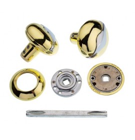 Ручка дверная R 500 A PB/CP съемная