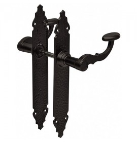 Ручка дверная 100-280х45 черная (1/20) Amig 100-280x45