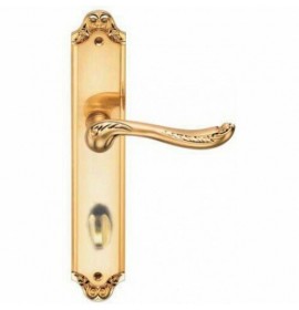 Ручка дверная ACANTO S. GOLD (OL) мат. золото фиксатор 513150