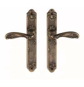 Ручка дверная FLOR ANT. COFFEE (PS) ант. кофе проходная 513132