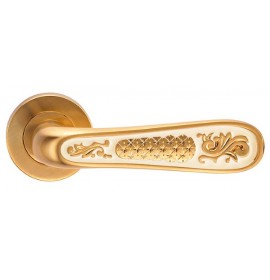 Ручка дверная ALIVIO S.GOLD мат.золото/эмаль 513069