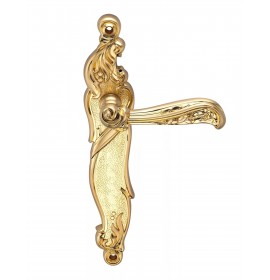 Ручка дверная RIZO S.GOLD (PS) мат.зол. проходная 513143