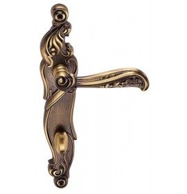 Ручка дверная RIZO ANT. COFFEE (OL) ант. кофе фиксатор 513138