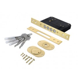 PALLADIUM Замок врезной 0189-4MF латунь 5кл.