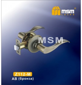 Ручка защелка Z112-M AB PS бронза