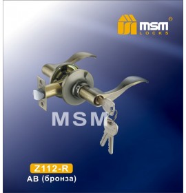 Ручка защелка Z112-R AB ET бронза