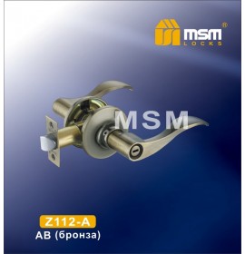 Ручка защелка Z112-A AB BK бронза