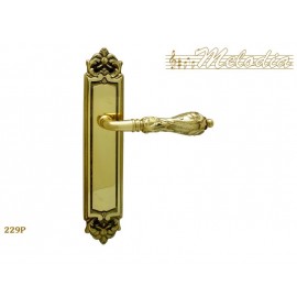 MELODIA Ручка на пластине LIBRA 229 Pass пол/лат PB