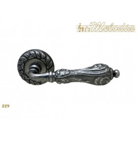 MELODIA Ручка на розетке LIBRA  60мм 229 ант.серебро ACR