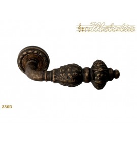 MELODIA Ручка на розетке GEMINI 230 антик бронза AAB