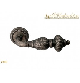 MELODIA Ручка на розетке GEMIN 230 антик серебро ACR