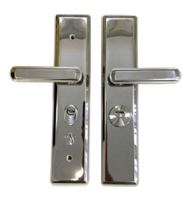 Ручка на китайскую дверь 608А-5 хром универсал.