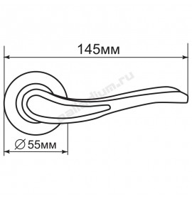PALLADIUM Ручка SOFIA AB/CP 00009402