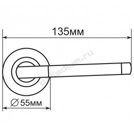 PALLADIUM Ручка EMMA SN