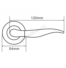 PALLADIUM Ручка A Domino AB (40) 00011368