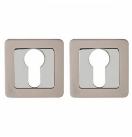 Накладка под цилиндр ET QR SN/CP-23 никель/хром