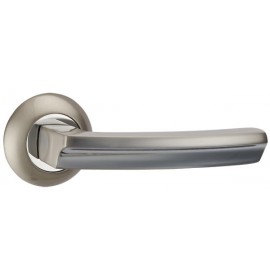 Ручка раздельная ALFA TL SN/CP-3 матовый никель/хр 33027