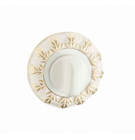 V Накладки санузловые BK 10 WG (белый/золото)