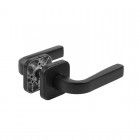 Ручка дверная "Vantage" V24BL AL черный