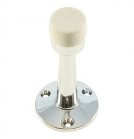 Дверной упор УП-791 (3055) CP хром настенный