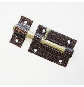 Засов дверной "Дубравушка" медь