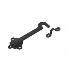 Крючок дверной 150мм черный