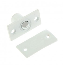 Защелка шариковая 588 WW белая