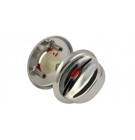 Поворотная кнопка хром металл. (035)