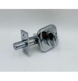 Задвижка дверная DP-3 с поворотником хром